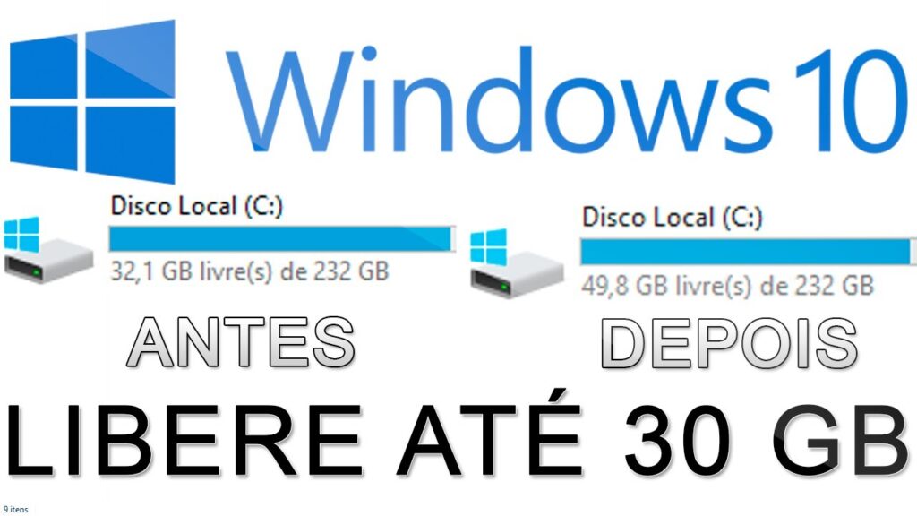 Como liberar espaco apos atualizar para o windows 10 1