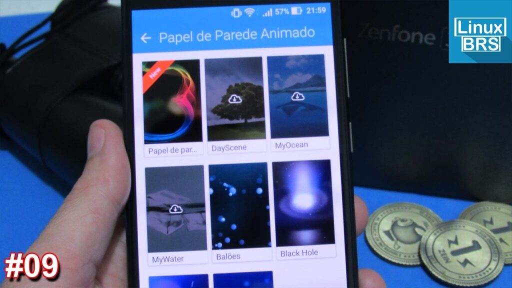 Como mudar o papel de parede do zenfone 3 1