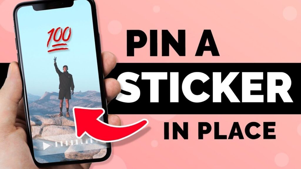 Como fixar stickers em videos do instagram stories 1