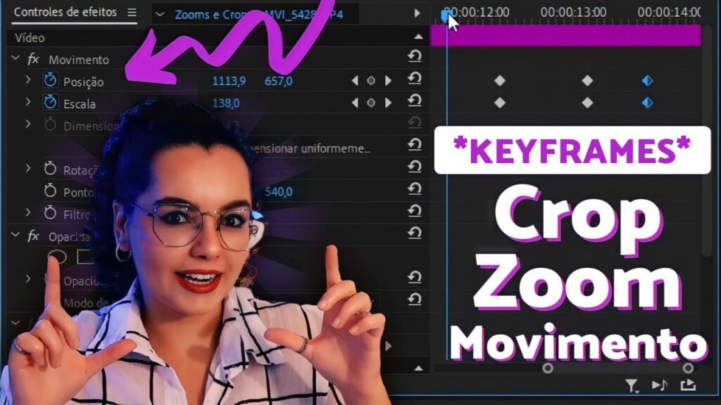 Como por uma foto em movimento no adobe premiere pro 1