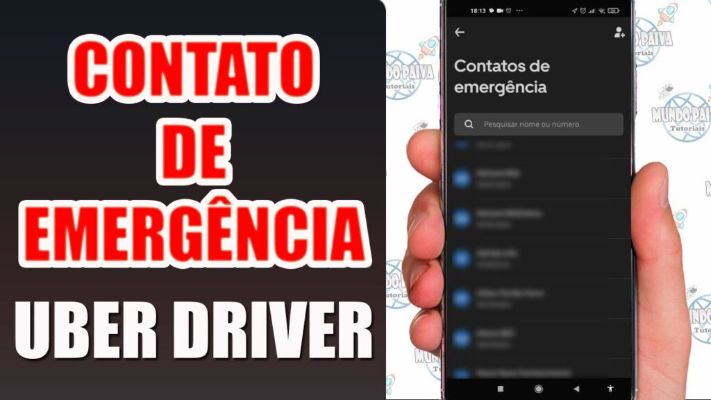 Como cadastrar um contato de emergencia no uber 1