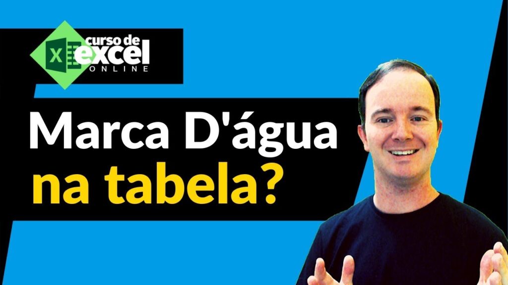 Como colocar marca dagua em planilhas do microsoft excel 1