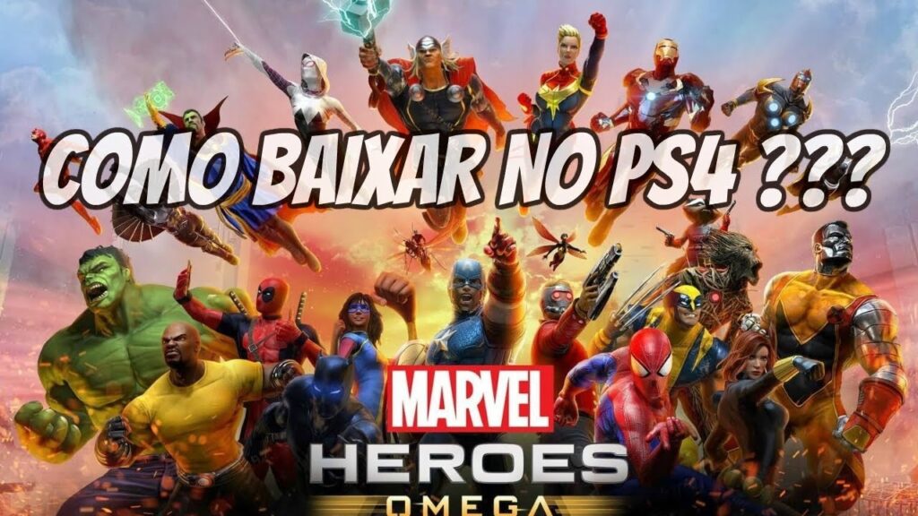 Como baixar e jogar de graca marvel heroes omega no ps4 1