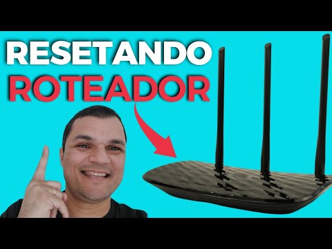 Como resetar um roteador tp link e configurar senha 1