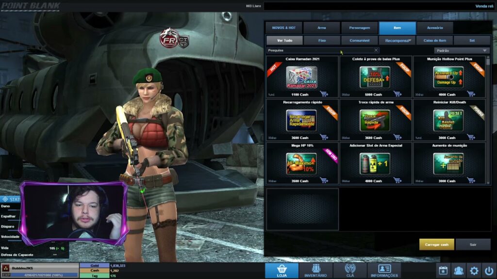 Como comprar ou ganhar armas em point blank 1