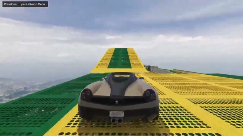 Como criar pistas em gta 5 e disputar corridas acrobaticas 1
