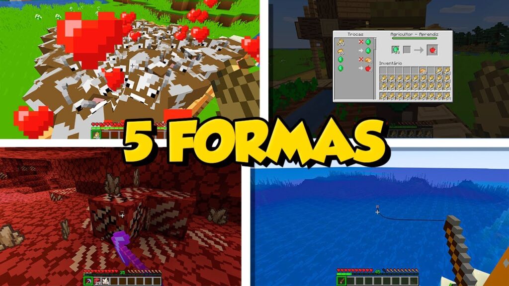Como ganhar xp rapido em minecraft 1