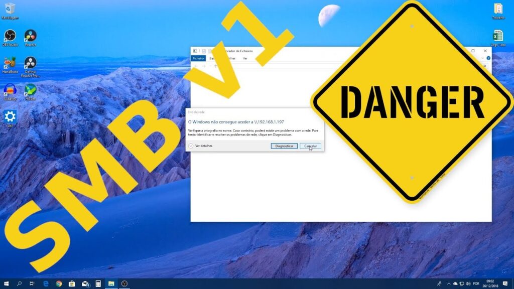Como ativar e desativar o smb no windows 1