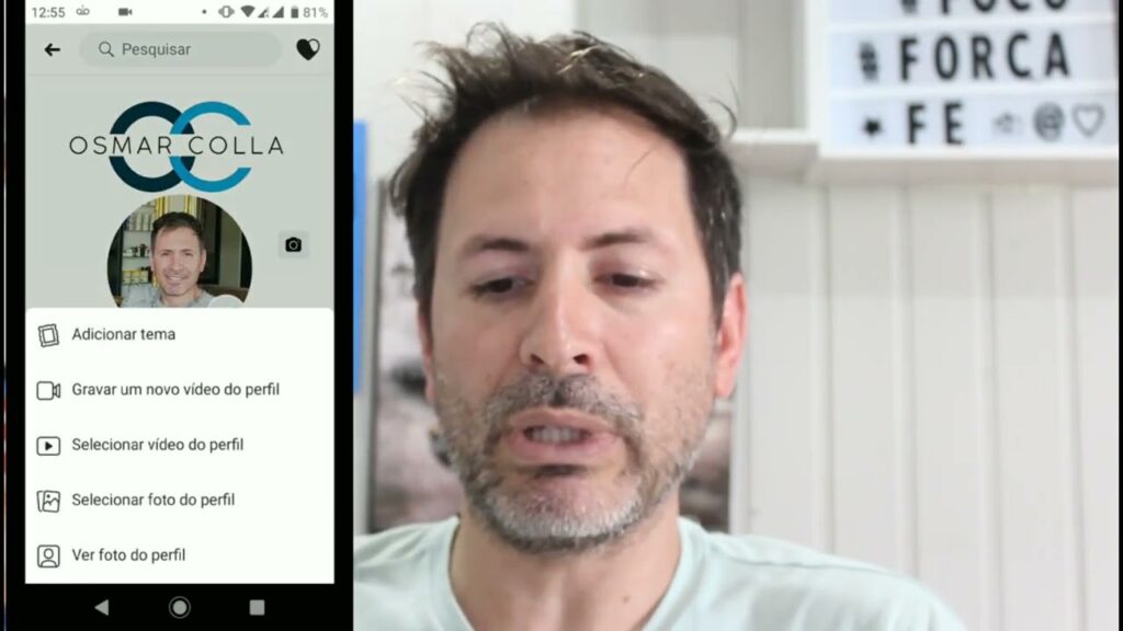 Como adicionar video na foto de perfil do facebook 1