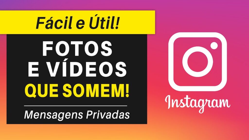 Como enviar foto e video que somem depois de vistos no instagram direct 1