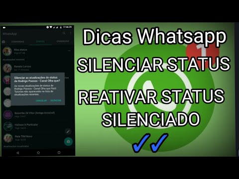 Como silenciar status de amigos no whatsapp para android e iphone 1