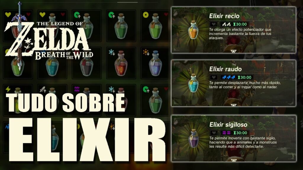Como cozinhar receitas secretas em zelda breath wild 1