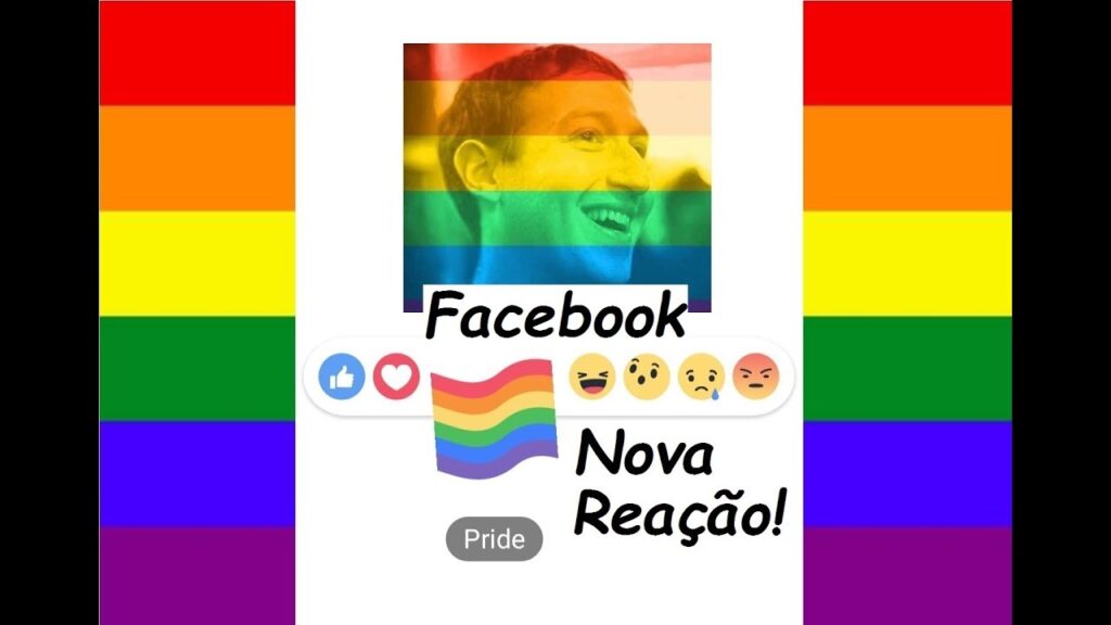 Como ter a bandeira do orgulho lgbtq nos reactions do facebook 1