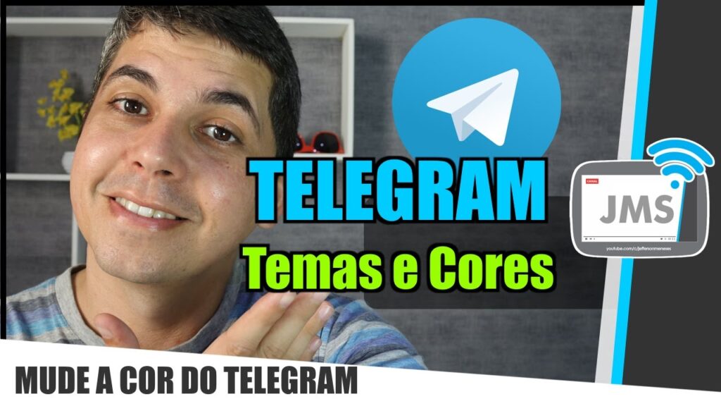 Como mudar o tema e cor do telegram para celular android 1