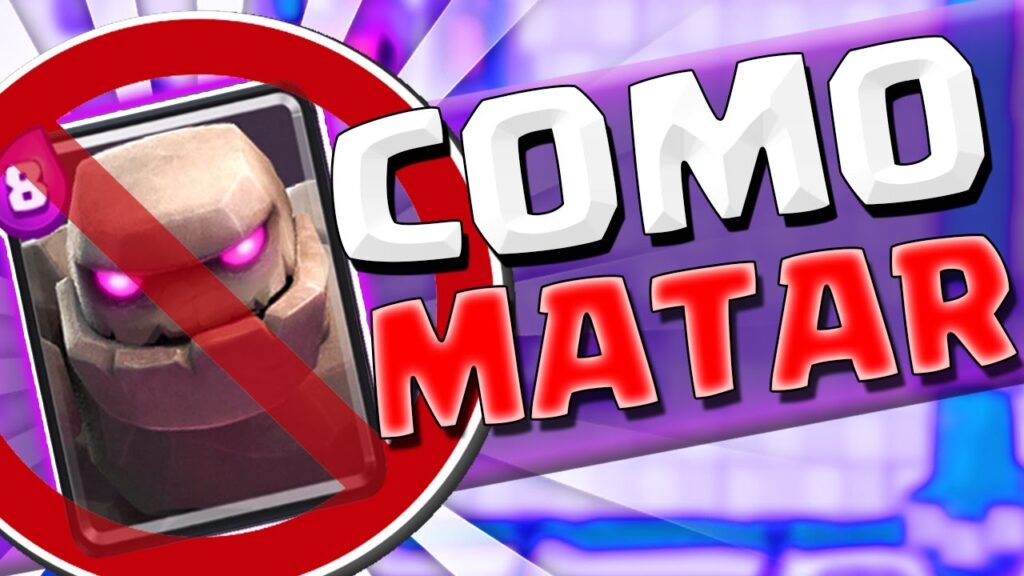 Como matar o golem em clash royale 1