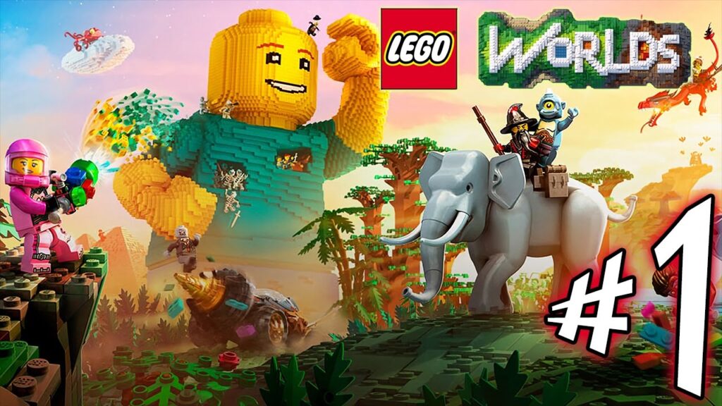Como jogar lego worlds game para playstation 4 xbox one e pc 1