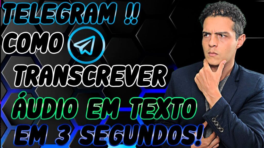 Como transcrever mensagens de voz em audio para texto no telegram 1