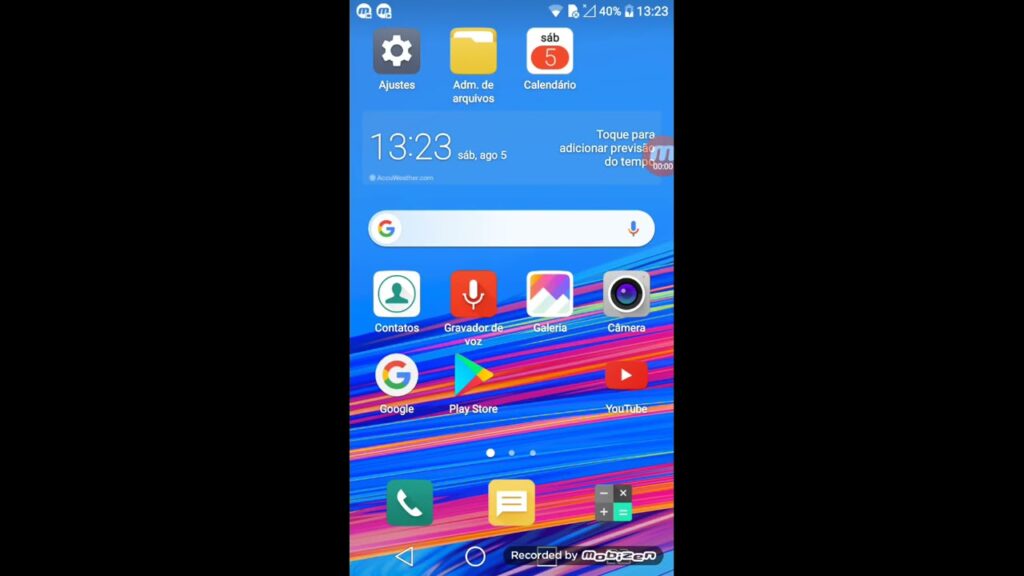 Como tirar print da tela no lg k10 1