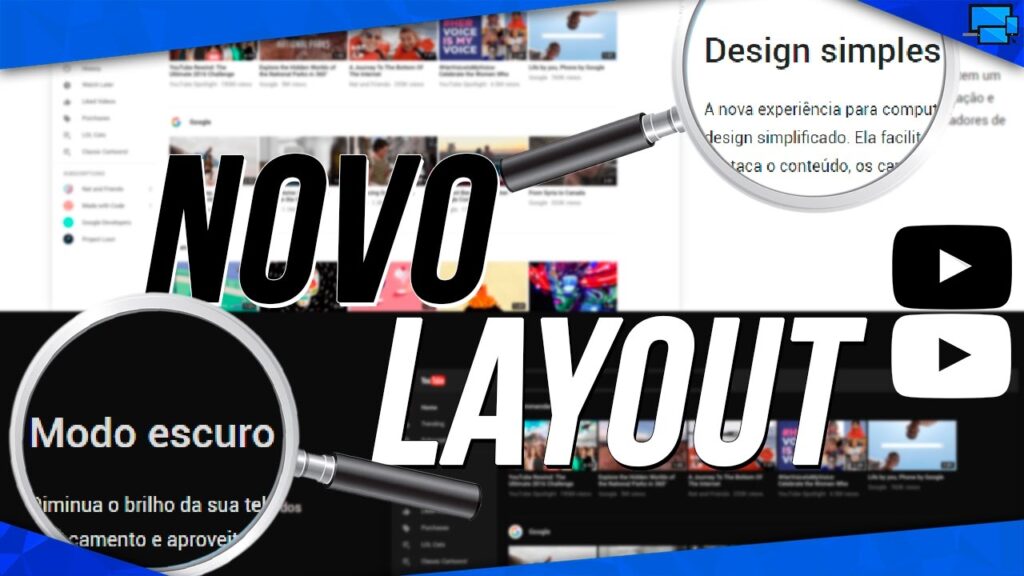 Como ativar o modo escuro nativo do novo youtube 1