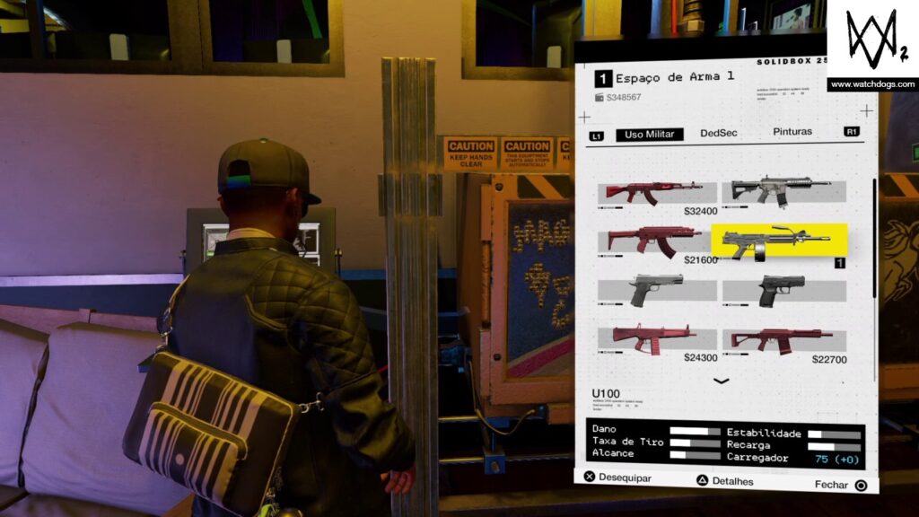 Como criar armas e acessorios em watch dogs 2 no ps4 xbox one e pc 1