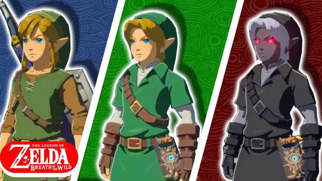 Como customizar roupas de link em zelda breath wild 1