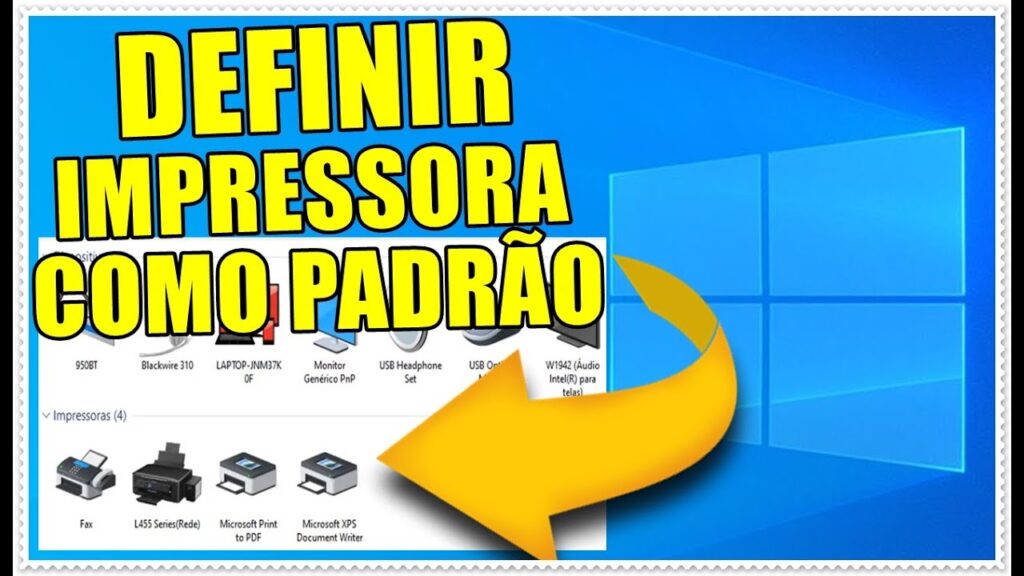 Como mudar a impressora padrao no windows 1