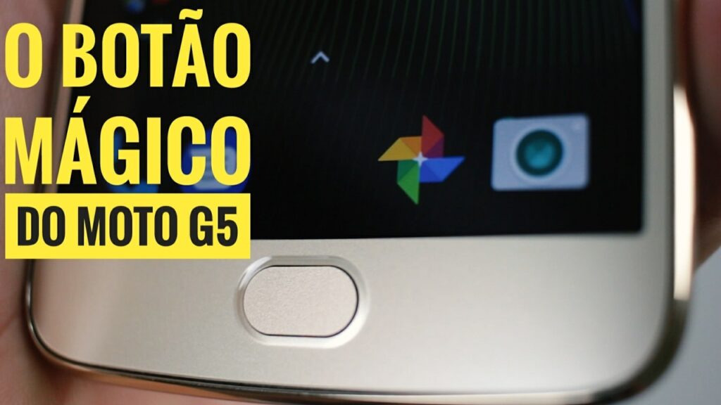 Como usar o leitor de digitais Como botao de inicio no moto g5 e g5 plus 1