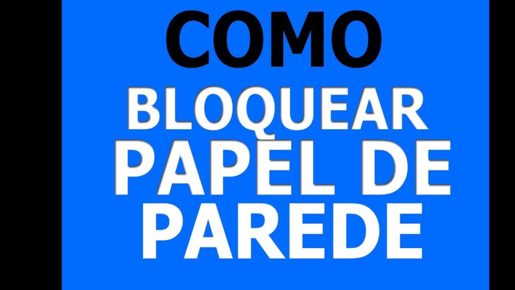 Como impedir que troquem o papel de parede do pc com windows 10 1