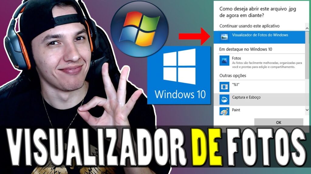 Como ativar e usar o visualizador de fotos antigo no windows 10 1
