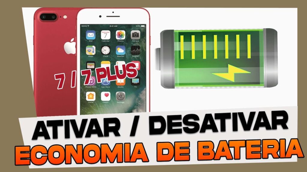 Como ativar o modo de economia de energia no iphone 7 e 7 plus 1