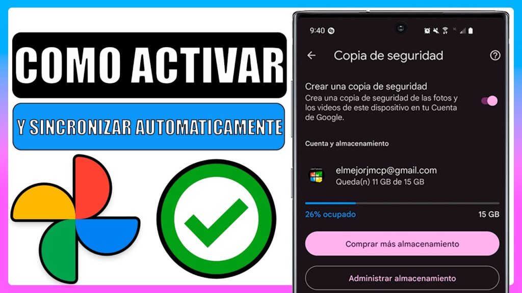 Como sincronizar as fotos do celular com o pc pelo google fotos 1