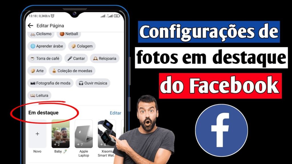 Como adicionar um album em destaque no facebook pelo iphone 1