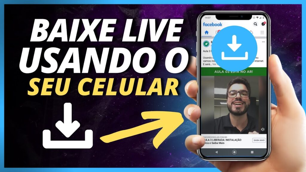Como baixar e salvar transmissoes ao vivo do facebook no celular 1