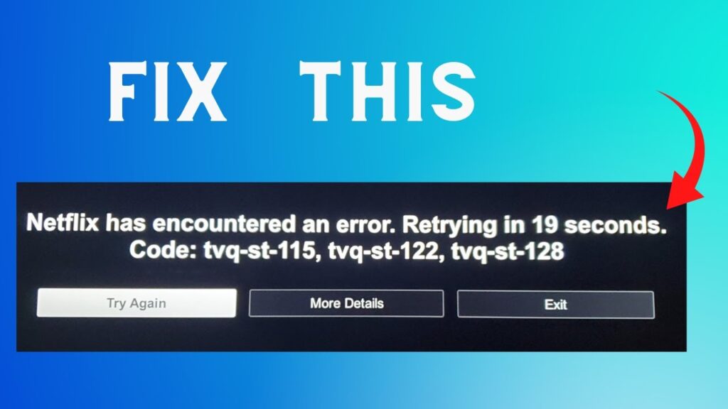 Como resolver o erro ui 122 da netflix 1