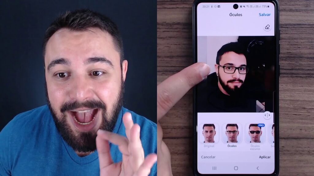 Como usar o faceapp para transformar seu rosto em fotos feitas com celular 1