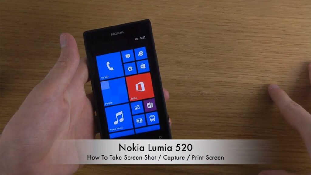 Como tirar print no nokia lumia 520 1