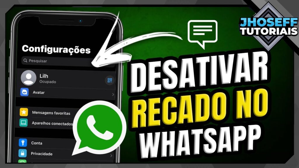 Como usar o recado do whatsapp para iphone 1