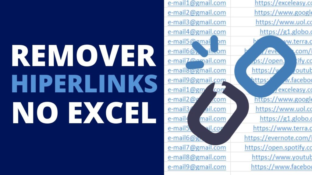 Como remover e desativar links no excel 1