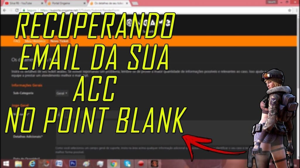 Como recuperar sua conta e senha de point blank 1
