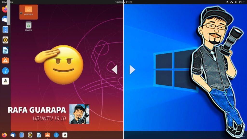 Como deixar o ubuntu com cara do windows 1