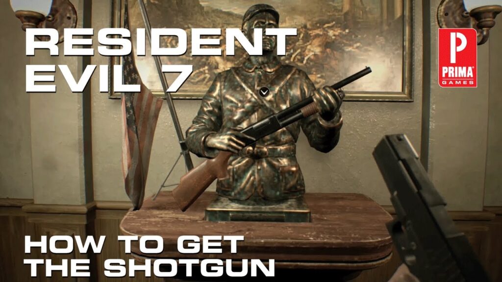 Como pegar arma m21 melhor shotgun do jogo resident evil 7 1
