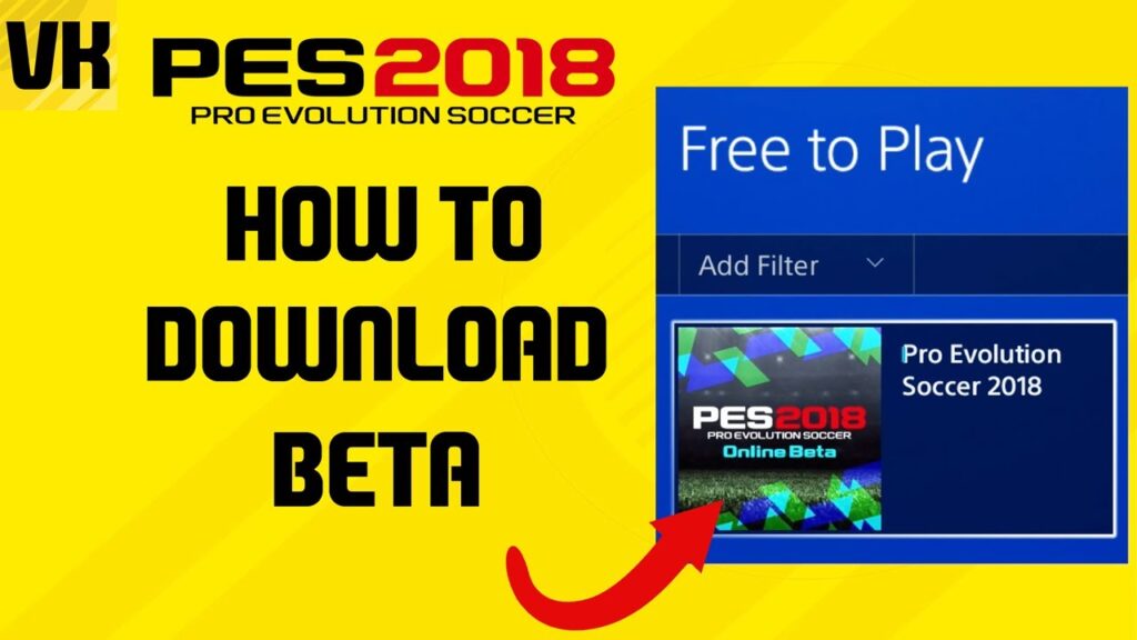 Como baixar o beta de pes 2018 no xbox one e ps4 1