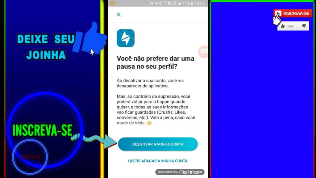 Como deletar conversas do happn 1