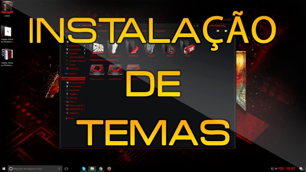 Como adicionar temas e customizar o visual do windows 10 1