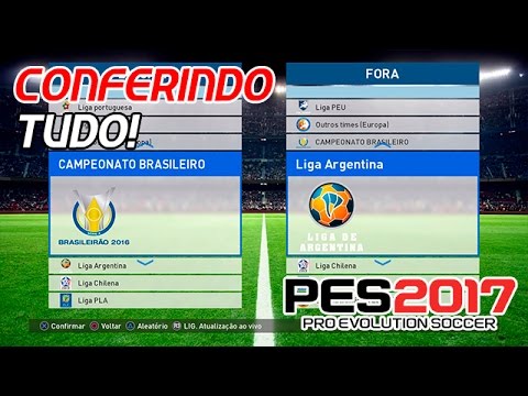 Como jogar o campeonato brasileiro em pes 2017 1