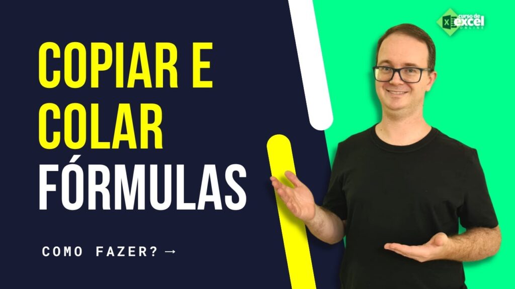 Como copiar e mover formulas no excel 1