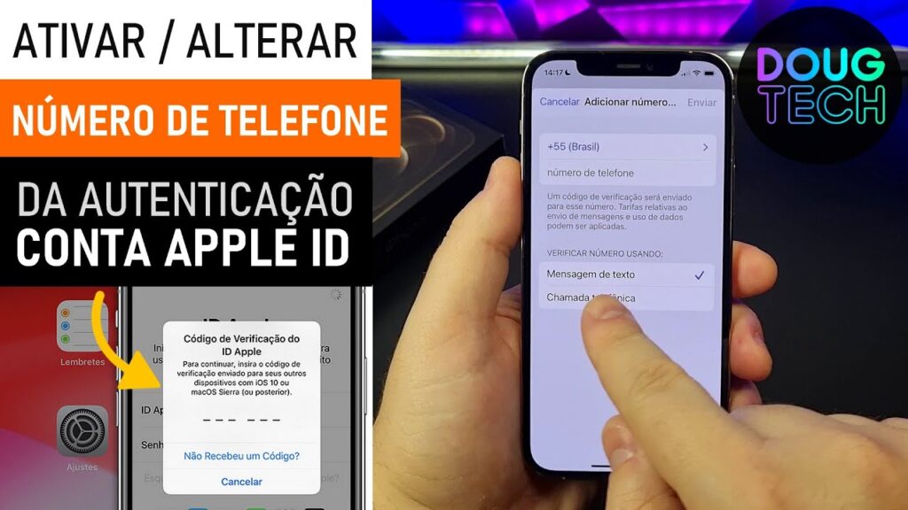Como mudar o numero de telefone do apple id mensagens ou facetime 1
