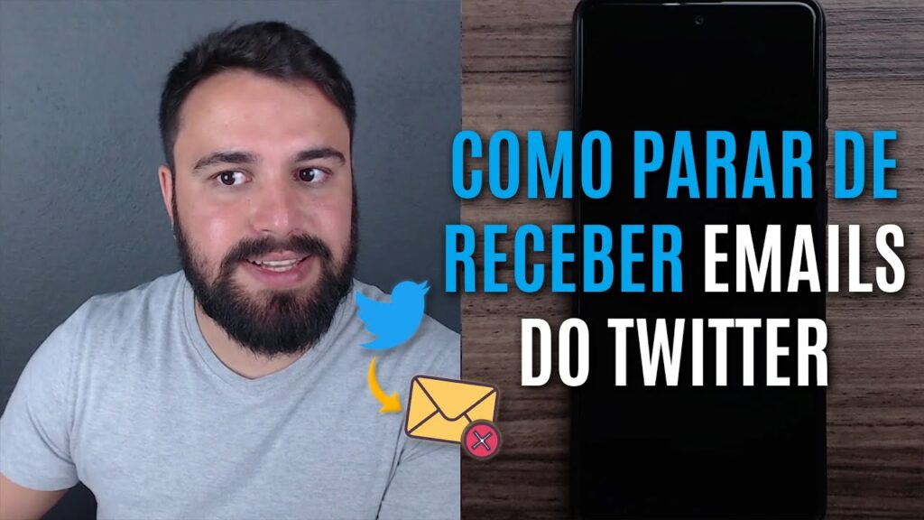 Como parar de receber e mails do twitter 1