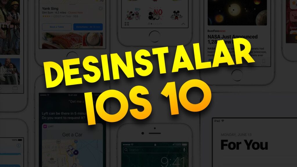 Como desinstalar o ios 10 beta no iphone 1