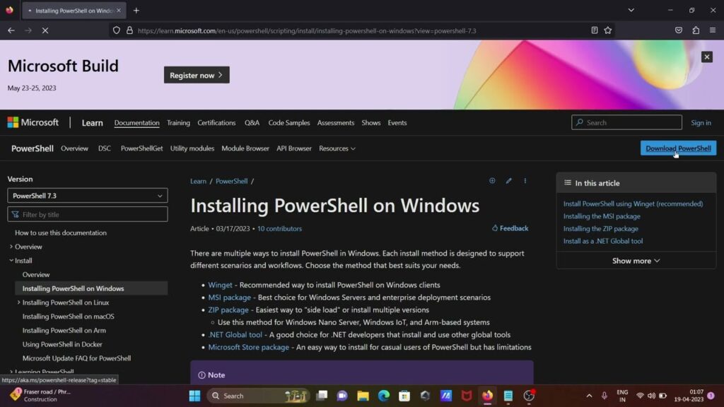 Como baixar e instalar powershell no windows mac os x e linux 1
